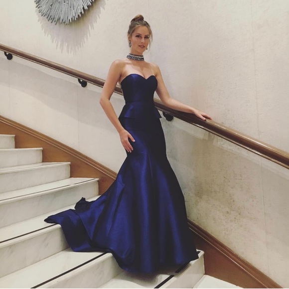 Rachel Allan Style 8000 Royal Blue Mermaid 🧜♀️ - Picture 8 of 9